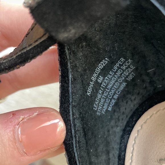 Steve Madden black kisha leather suede sequins heels - Picture 5 of 13